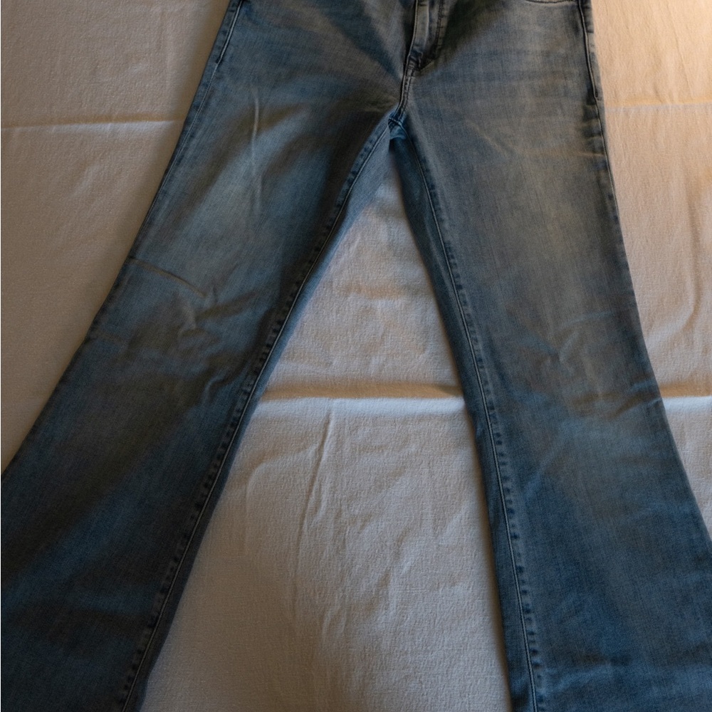Mavi Women's Flare Jeans in Denim Blue